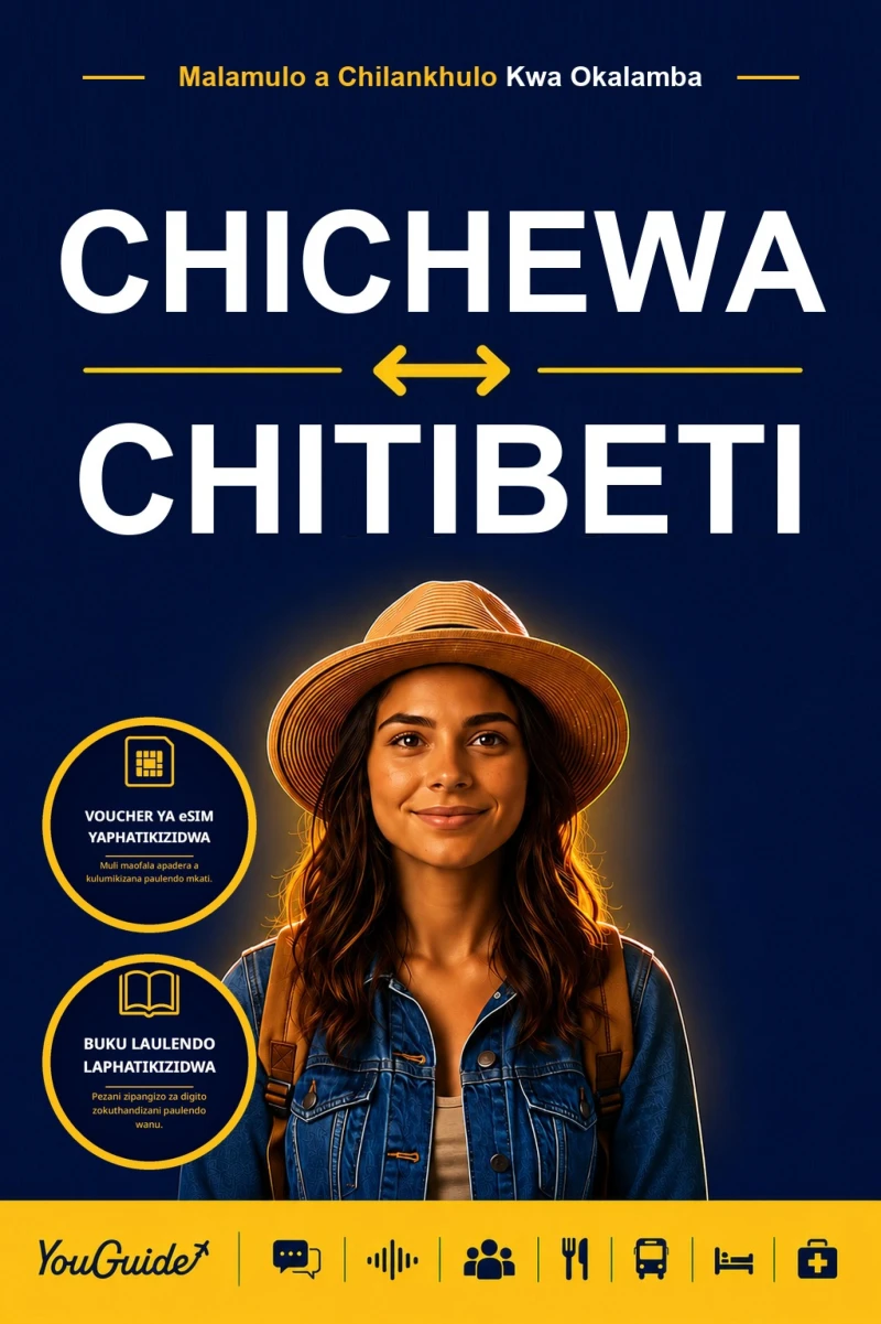 Portada: The Language Guide for Travelers - Chichewa to Tibetan