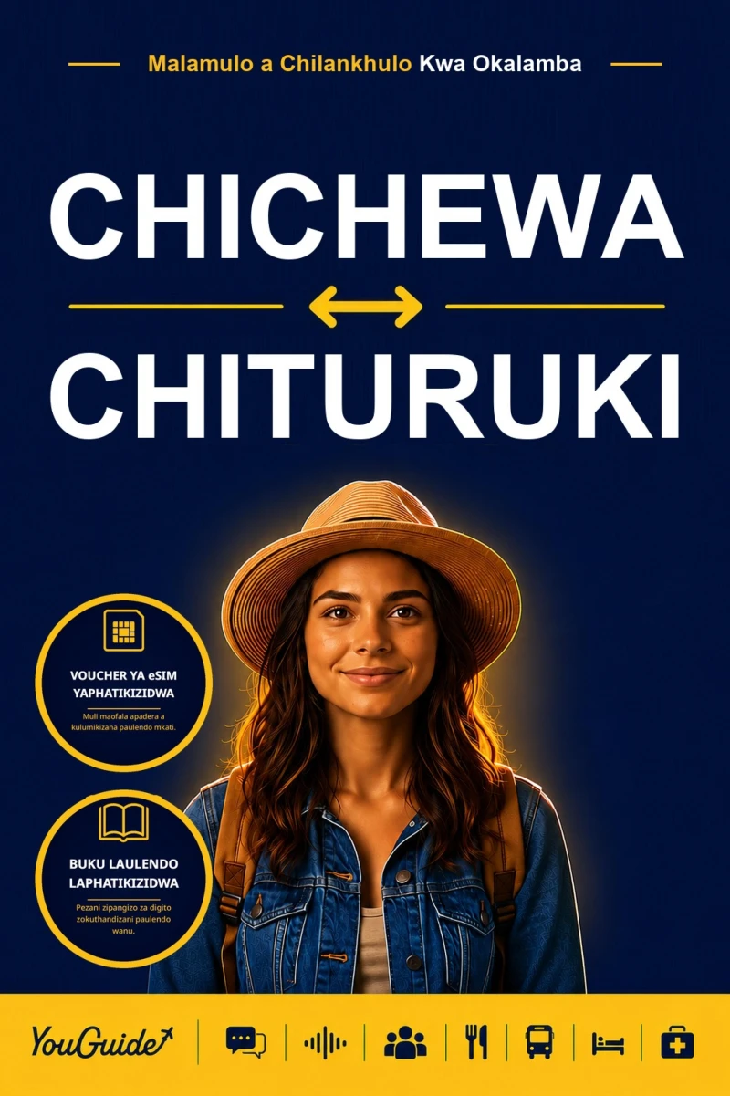 Portada: The Language Guide for Travelers - Chichewa to Turkish