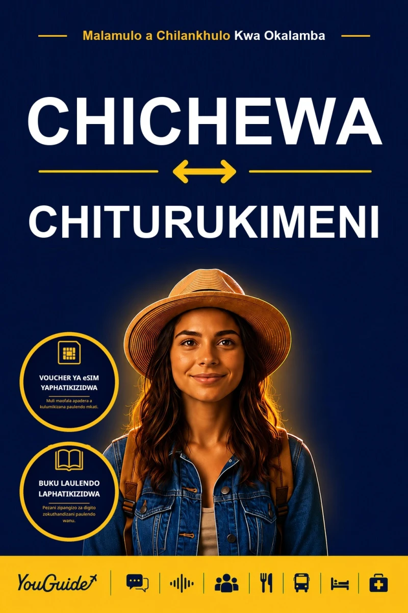 Portada: The Language Guide for Travelers - Chichewa to Turkmen