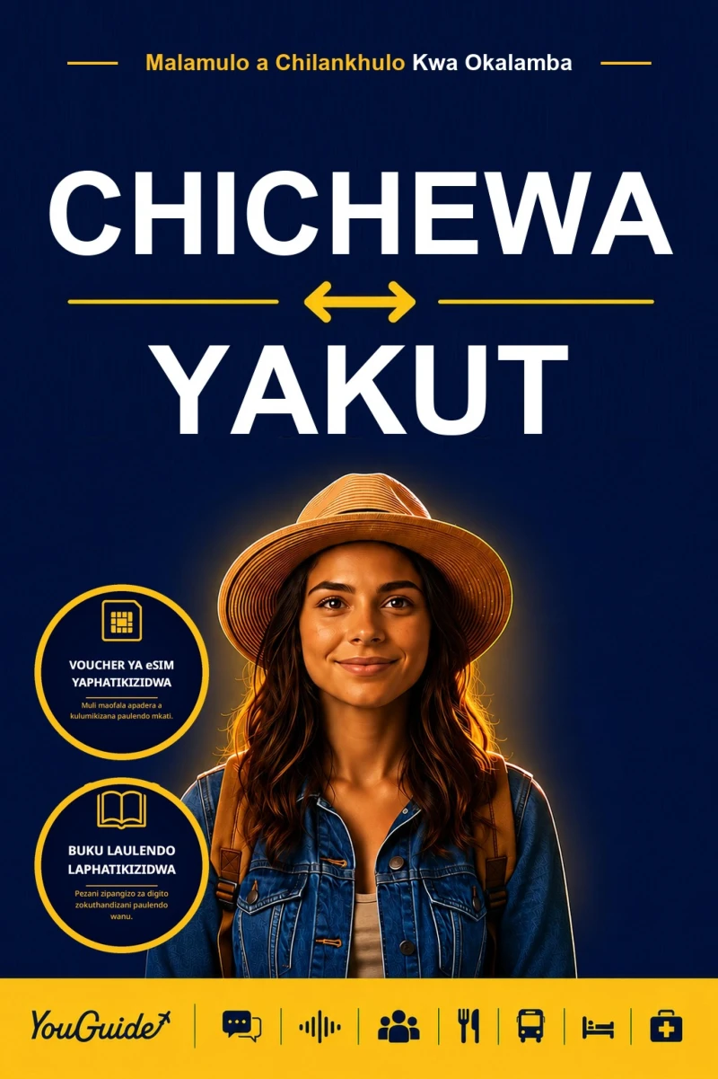 Portada: The Language Guide for Travelers - Chichewa to Yakut