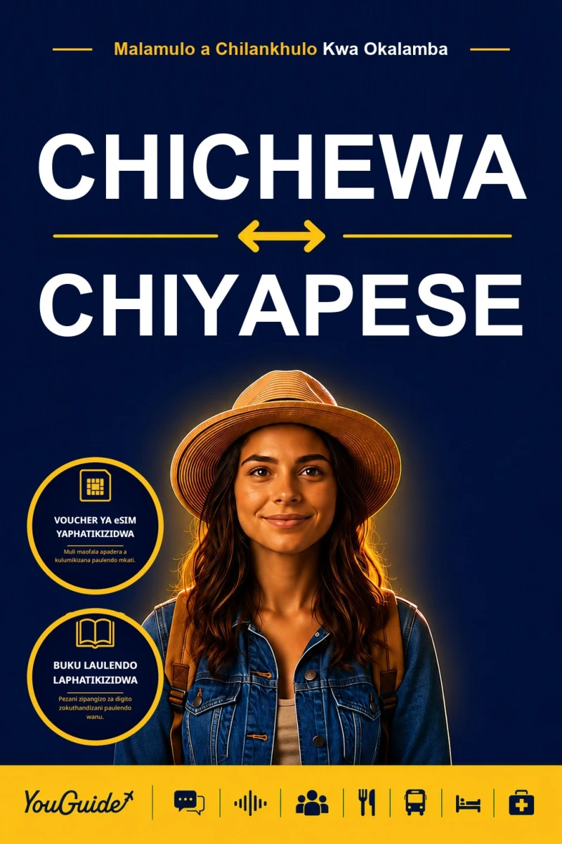 Portada: The Language Guide for Travelers - Chichewa to Yapese