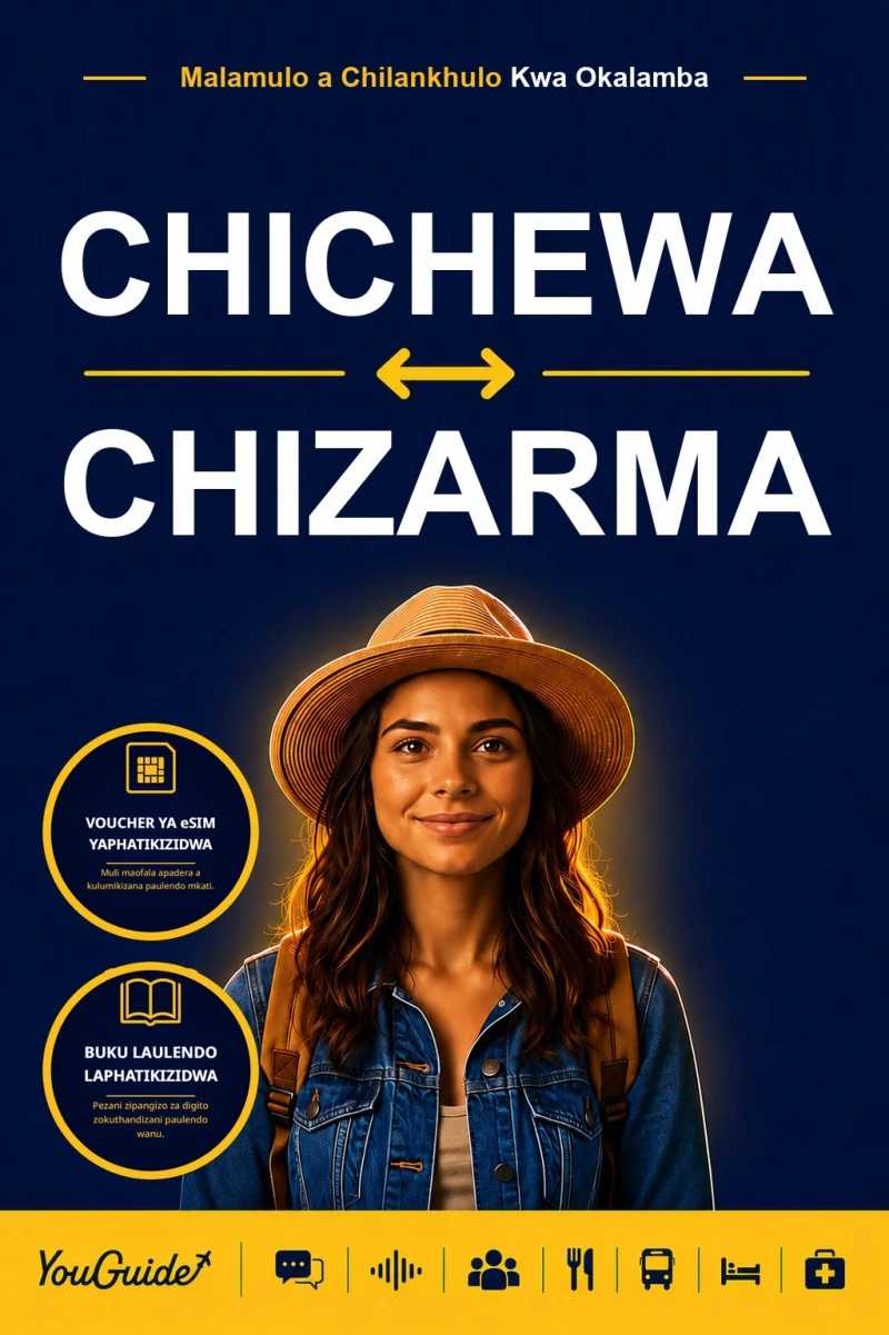 Portada: The Language Guide for Travelers - Chichewa to Zarma