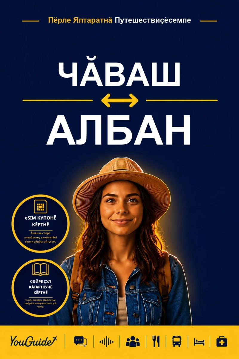 Portada: The Language Guide for Travelers - Chuvash to Albanian