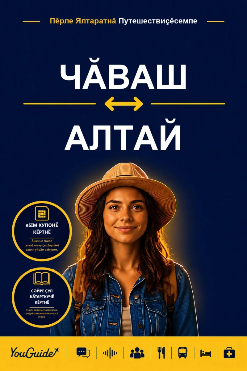 Portada: The Language Guide for Travelers - Chuvash to Altai