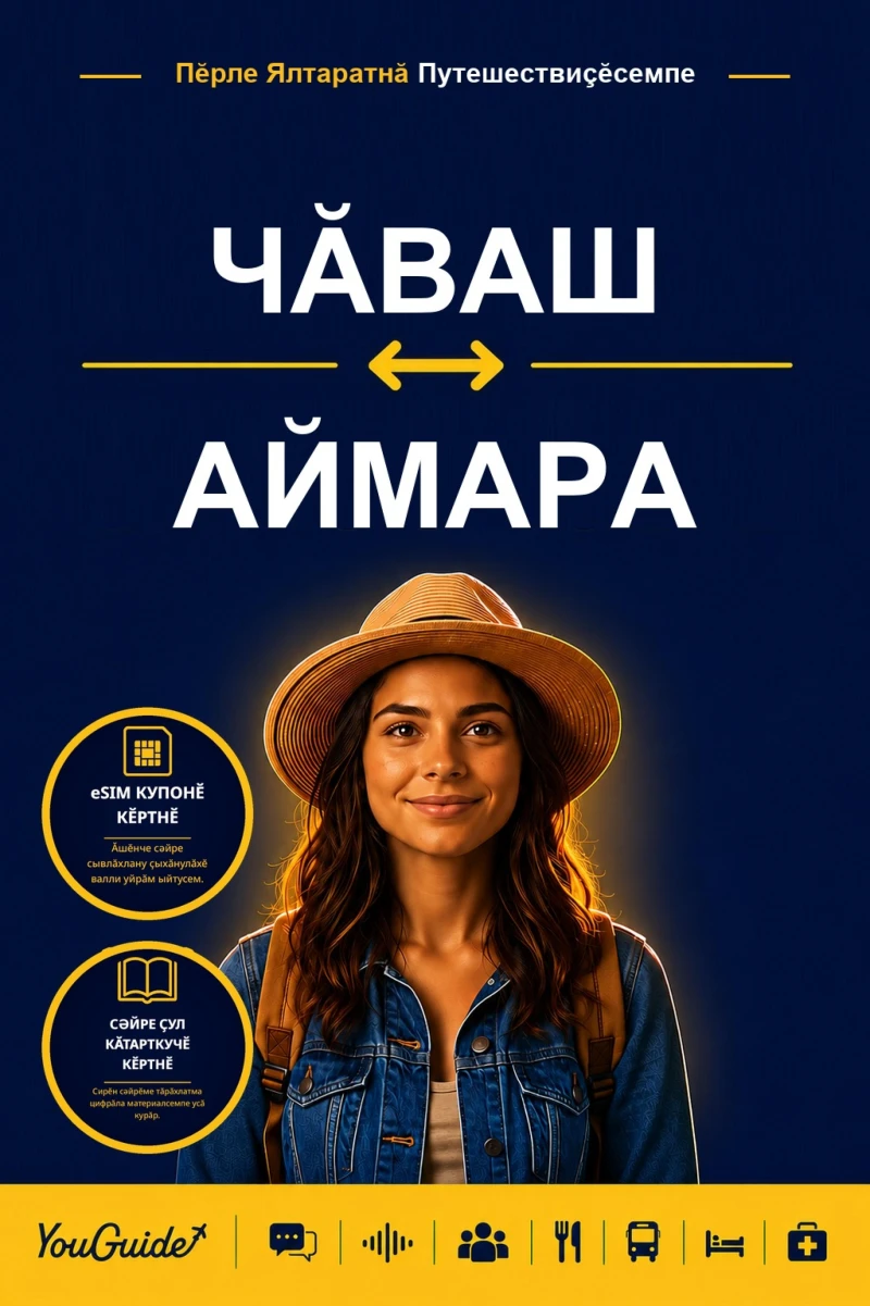 Portada: The Language Guide for Travelers - Chuvash to Aymara