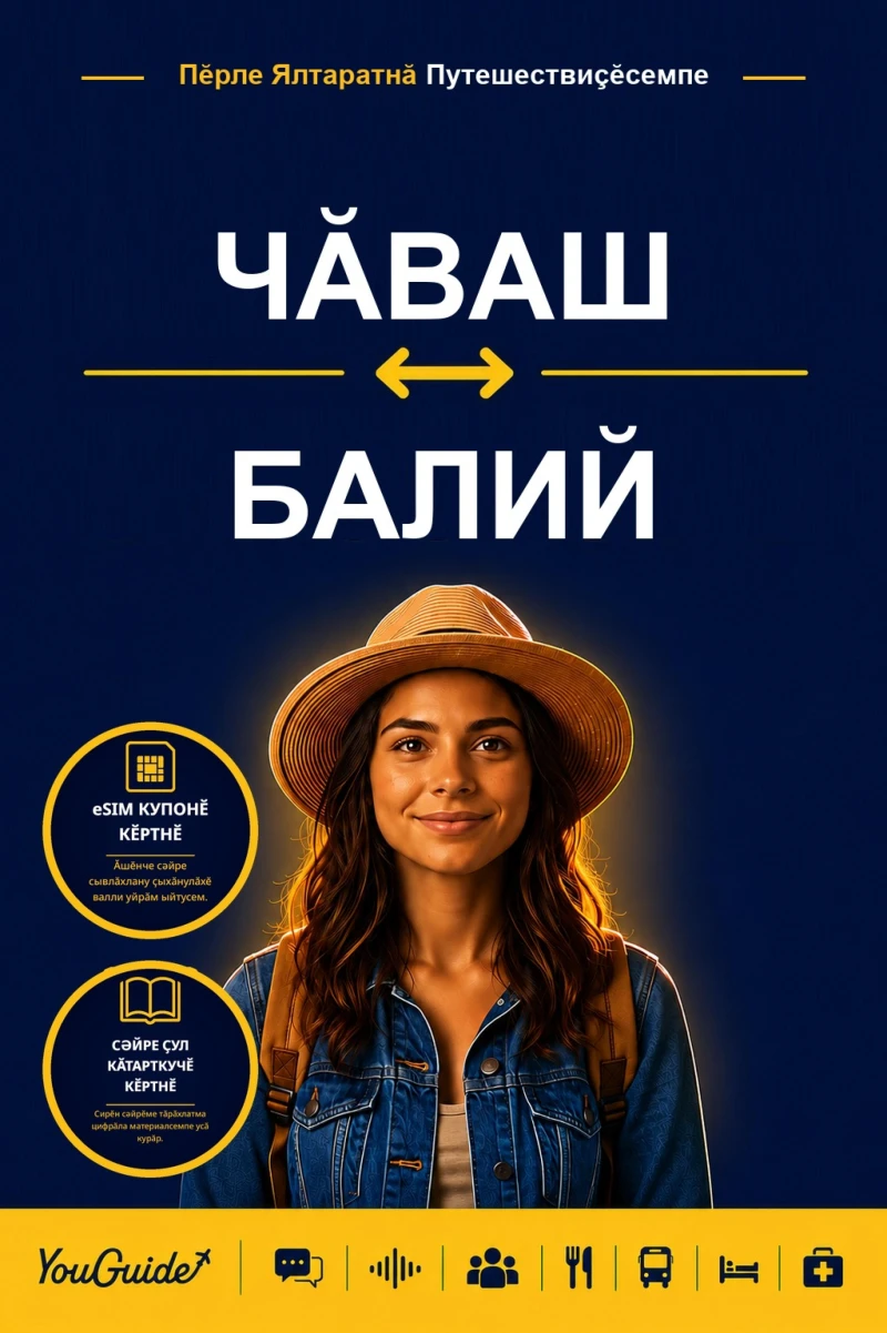 Portada: The Language Guide for Travelers - Chuvash to Balinese