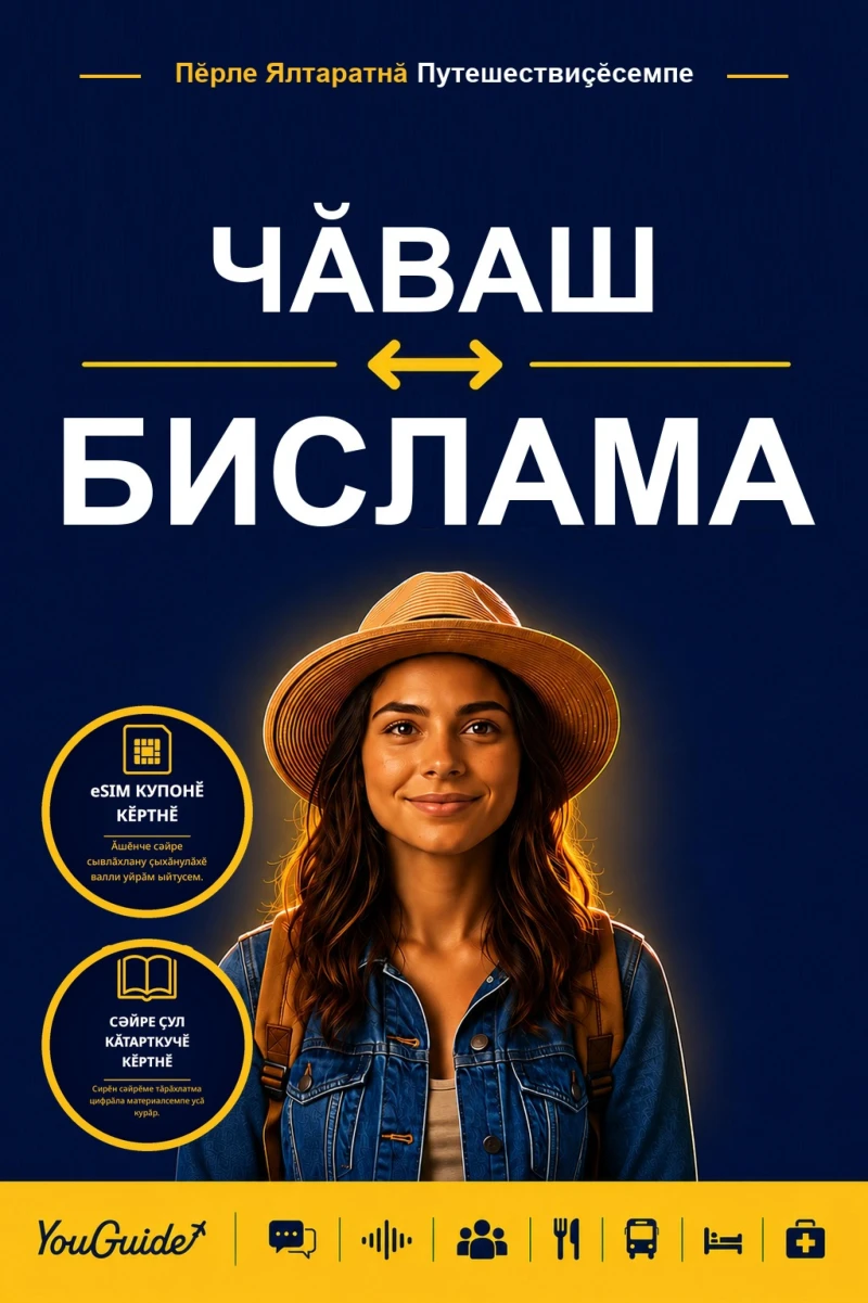 Portada: The Language Guide for Travelers - Chuvash to Bislama