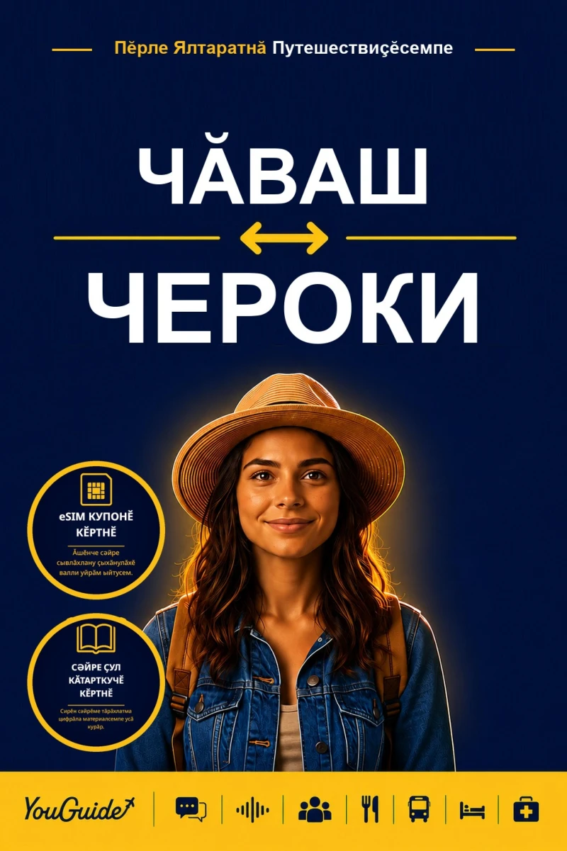 Portada: The Language Guide for Travelers - Chuvash to Cherokee