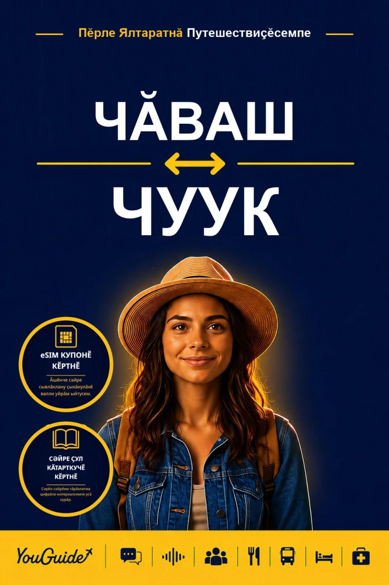 Portada: The Language Guide for Travelers - Chuvash to Chuukese