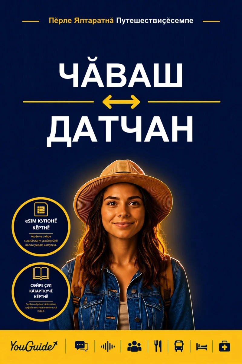 Portada: The Language Guide for Travelers - Chuvash to Danish
