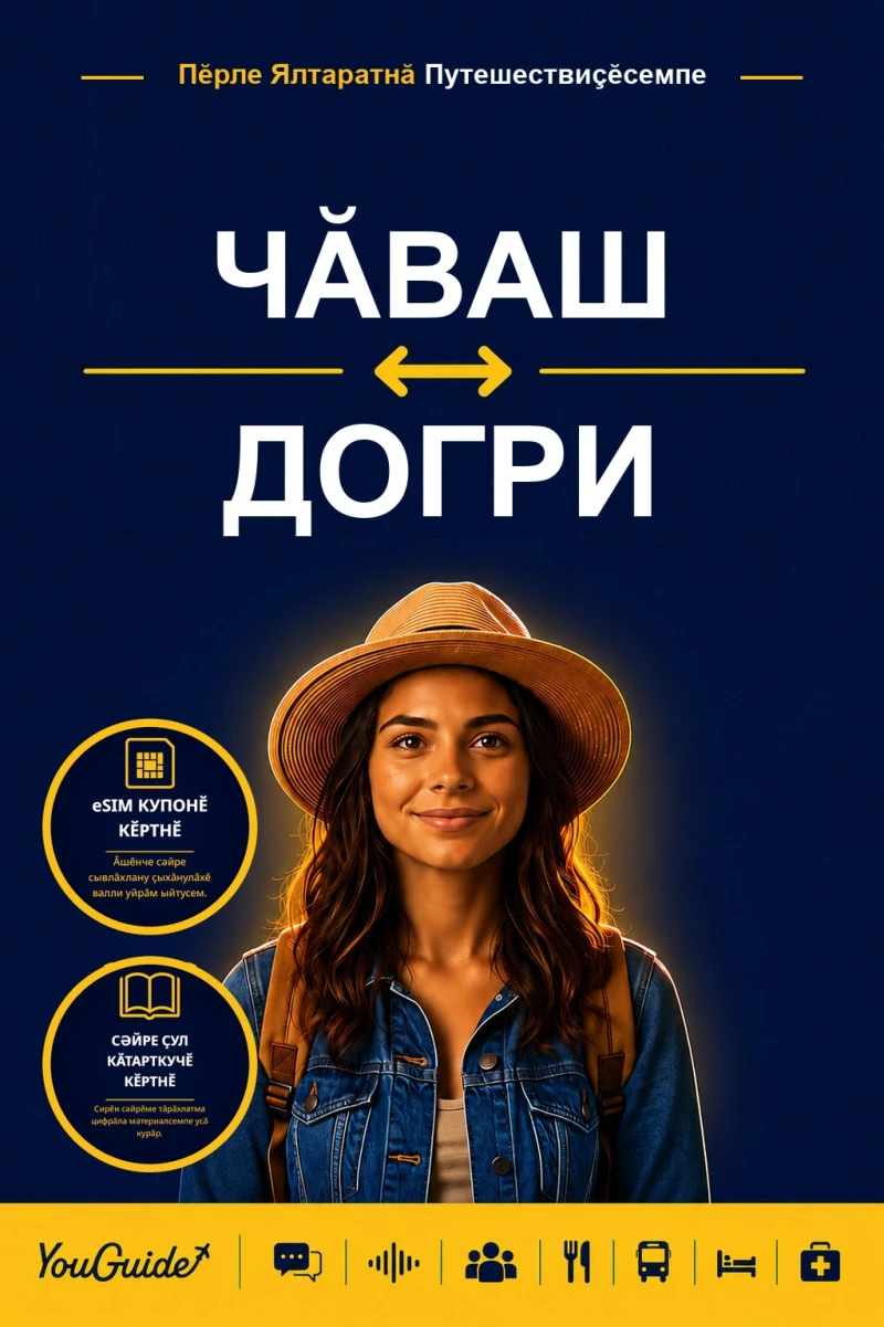 Portada: The Language Guide for Travelers - Chuvash to Dogri