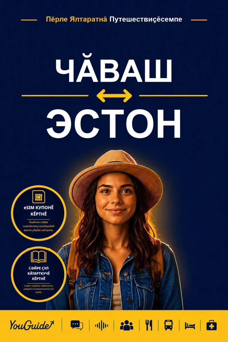 Portada: The Language Guide for Travelers - Chuvash to Estonian