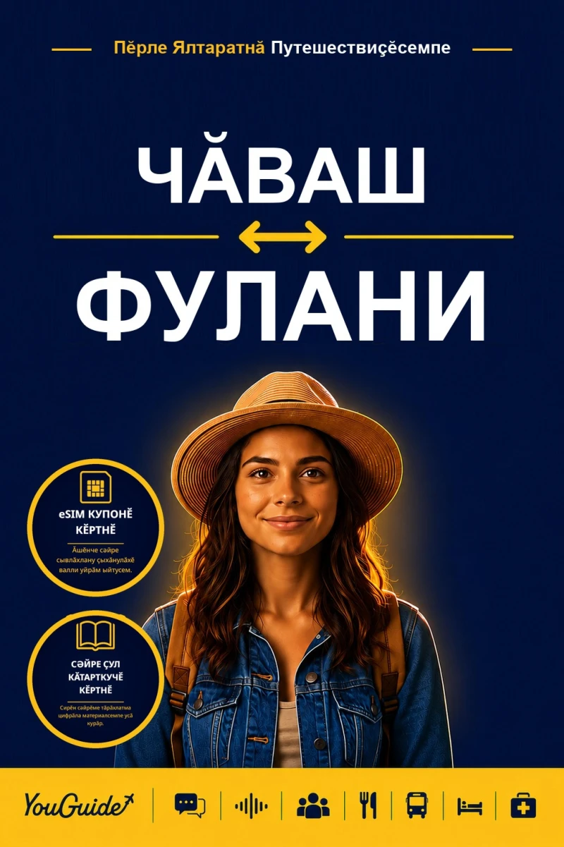 Portada: The Language Guide for Travelers - Chuvash to Fulani