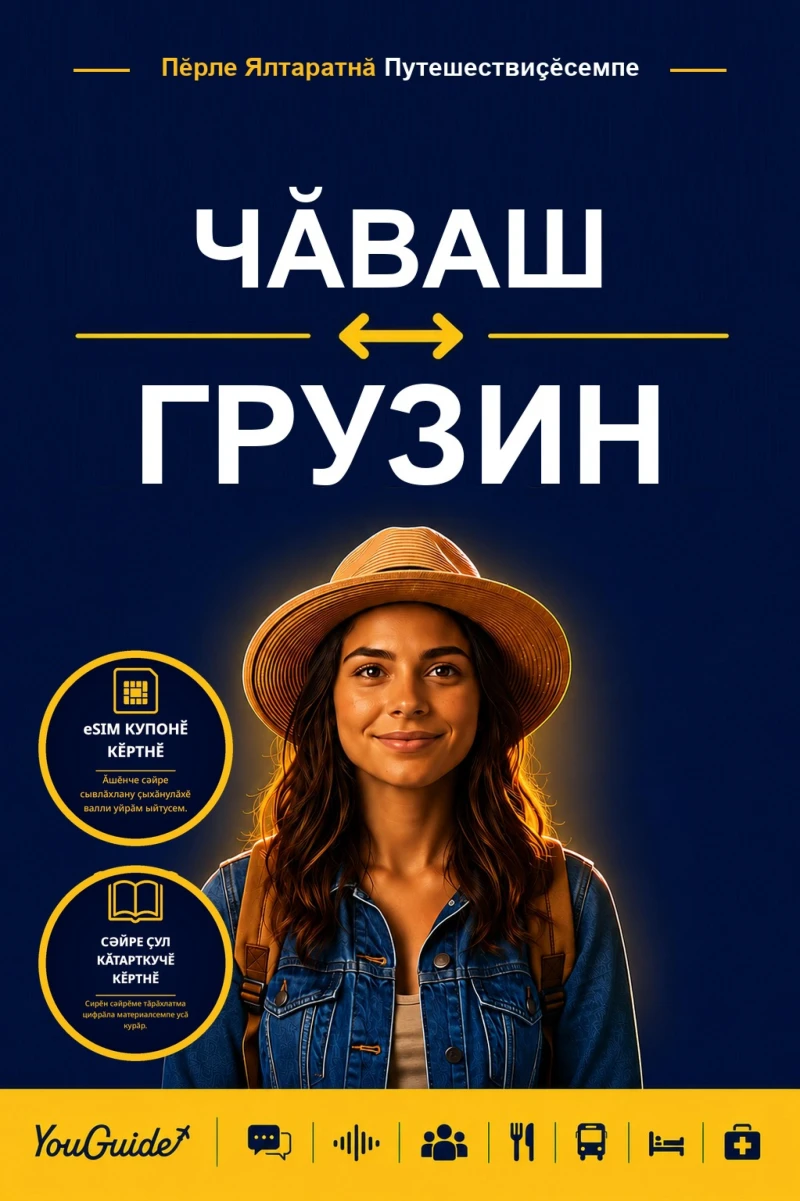 Portada: The Language Guide for Travelers - Chuvash to Georgian
