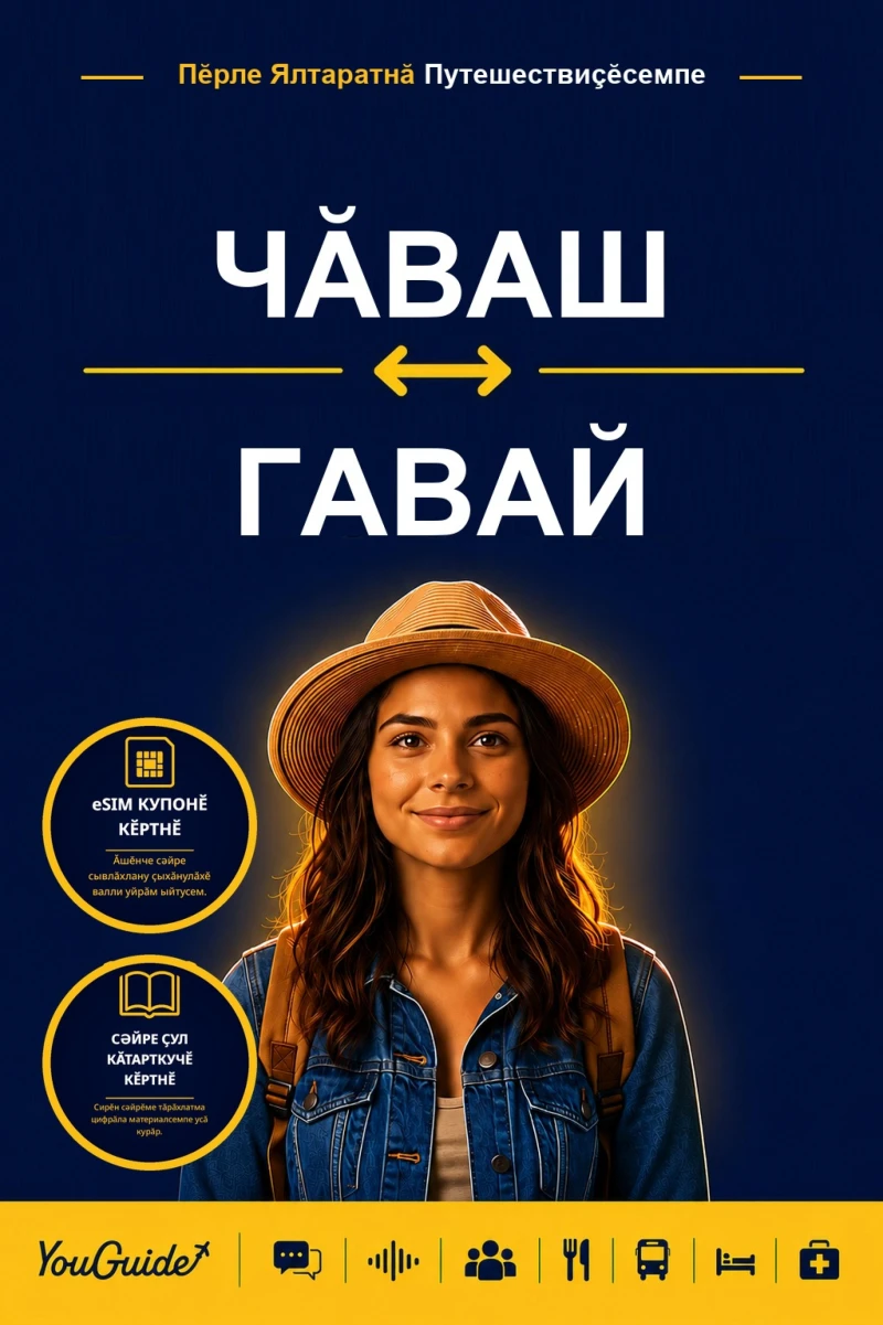 Portada: The Language Guide for Travelers - Chuvash to Hawaiian