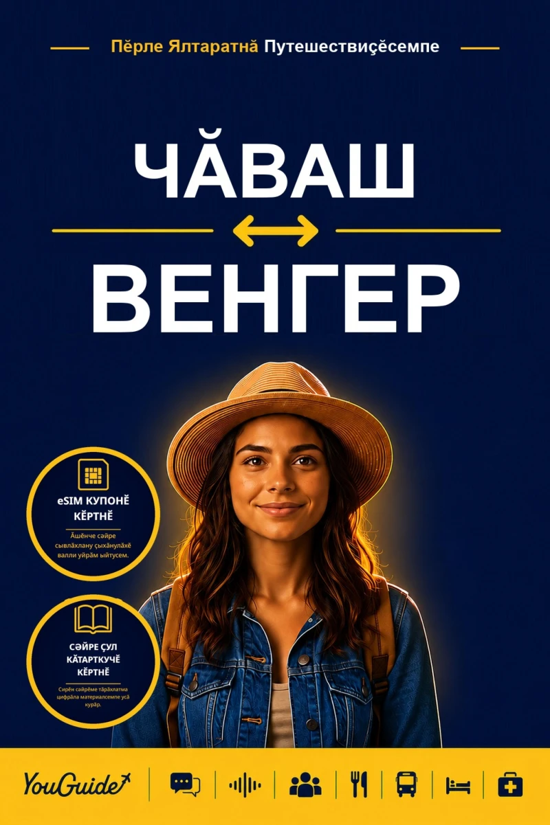 Portada: The Language Guide for Travelers - Chuvash to Hungarian
