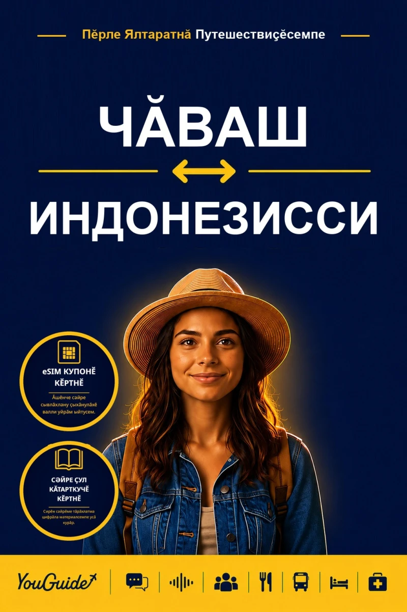 Portada: The Language Guide for Travelers - Chuvash to Indonesian