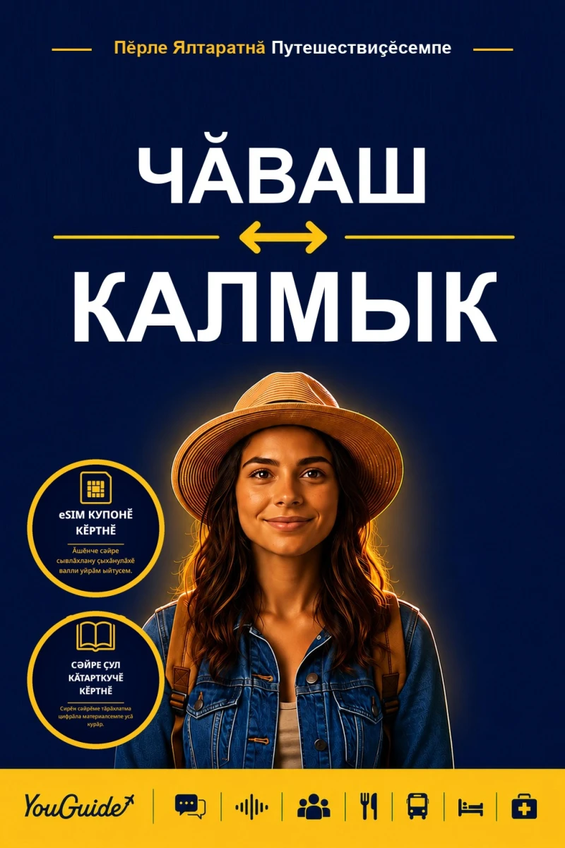 Portada: The Language Guide for Travelers - Chuvash to Kalmyk