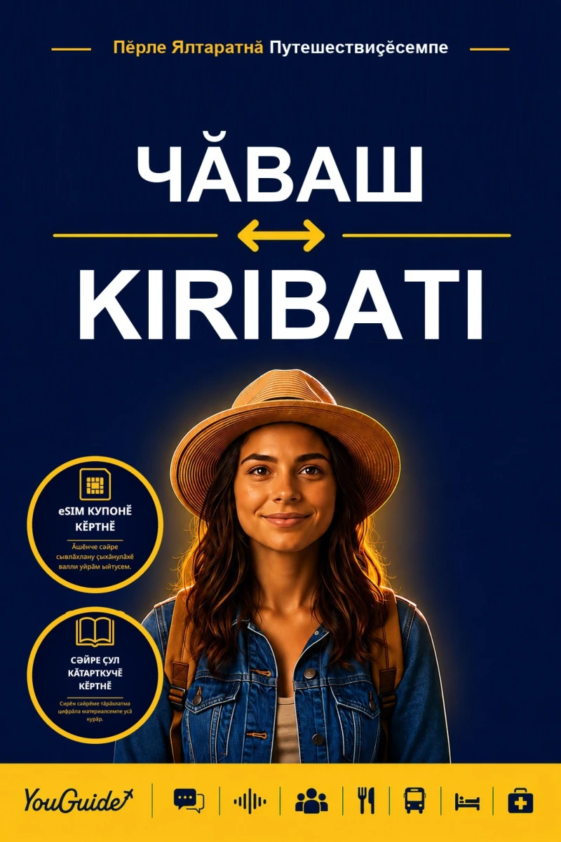 Portada: The Language Guide for Travelers - Chuvash to Kiribati