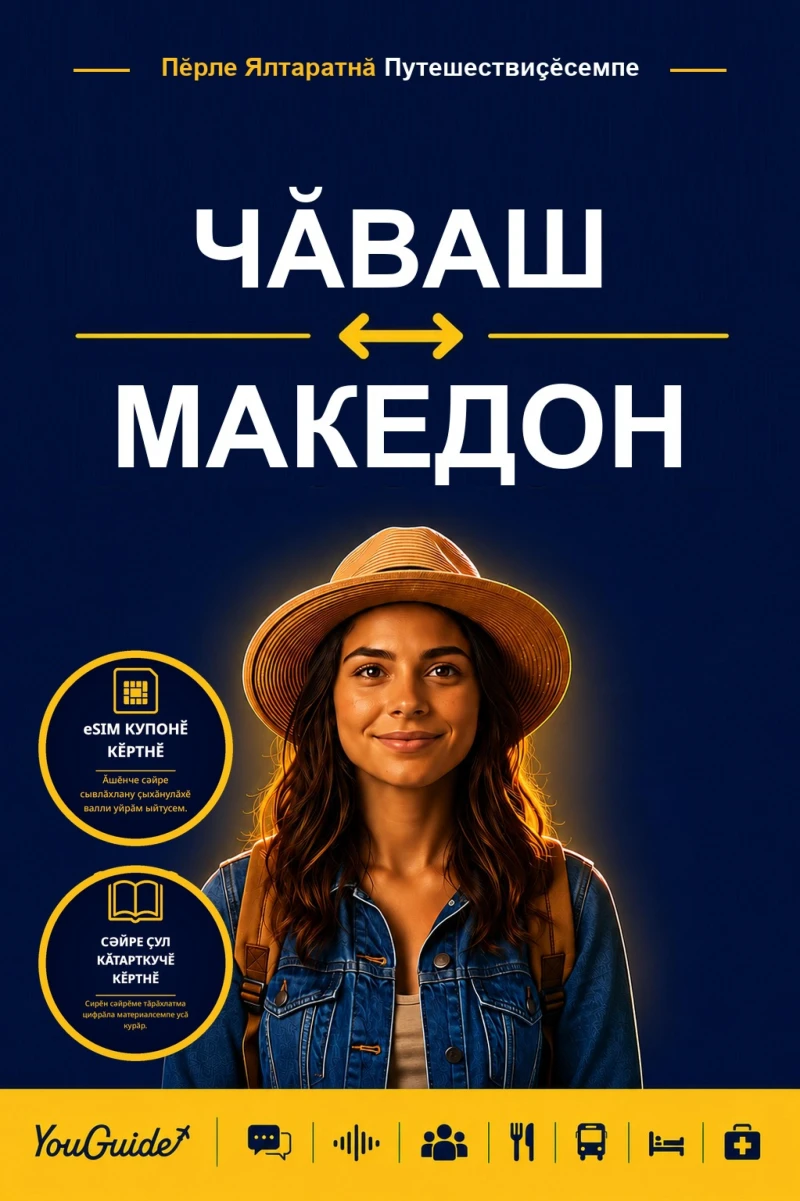 Portada: The Language Guide for Travelers - Chuvash to Macedonian