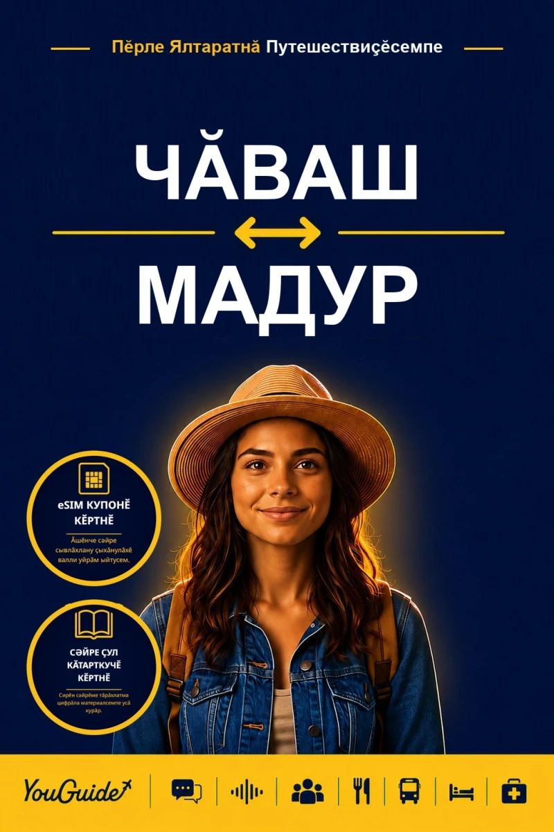 Portada: The Language Guide for Travelers - Chuvash to Madurese