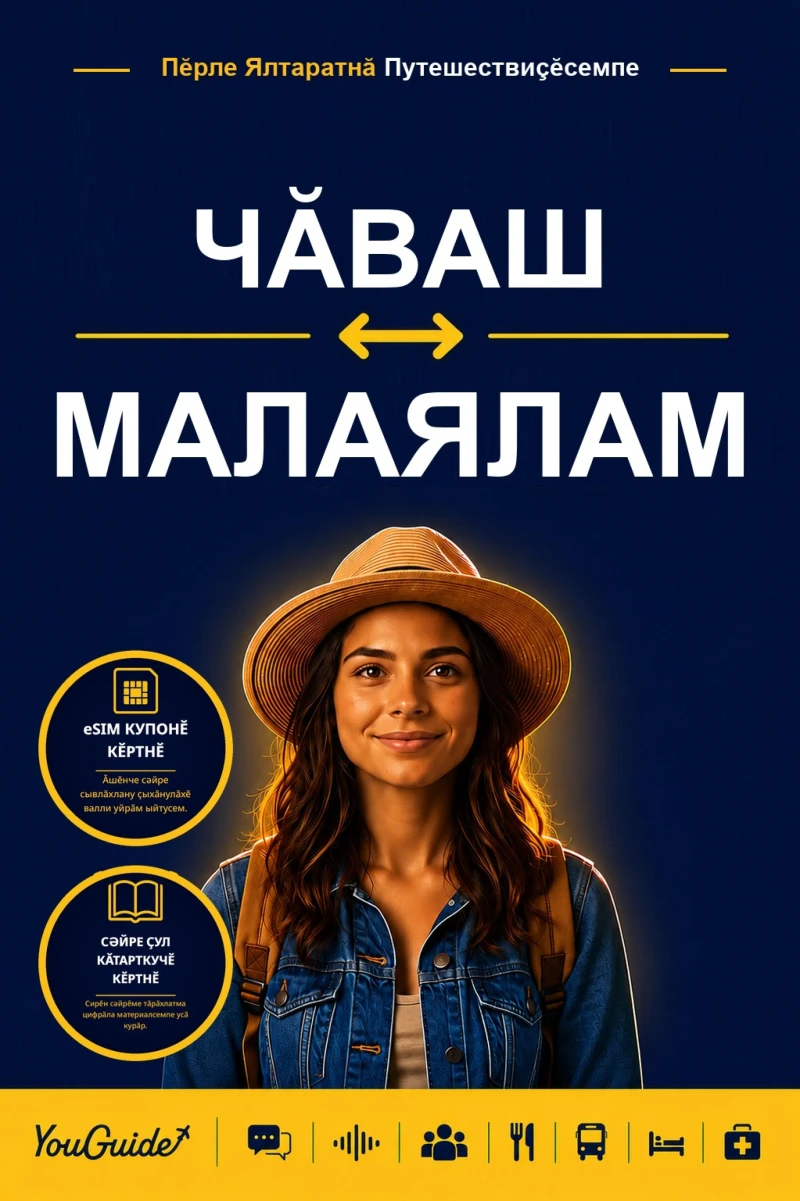 Portada: The Language Guide for Travelers - Chuvash to Malayalam
