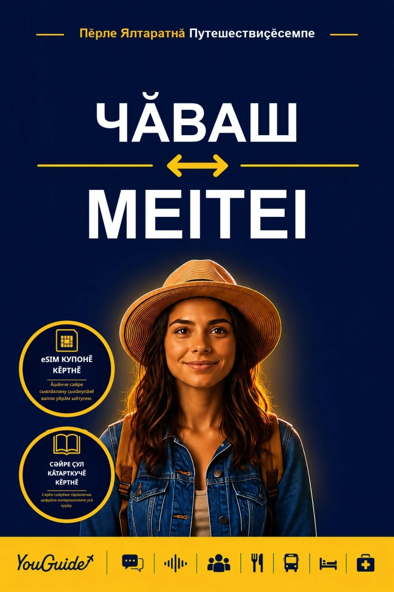 Portada: The Language Guide for Travelers - Chuvash to Meitei