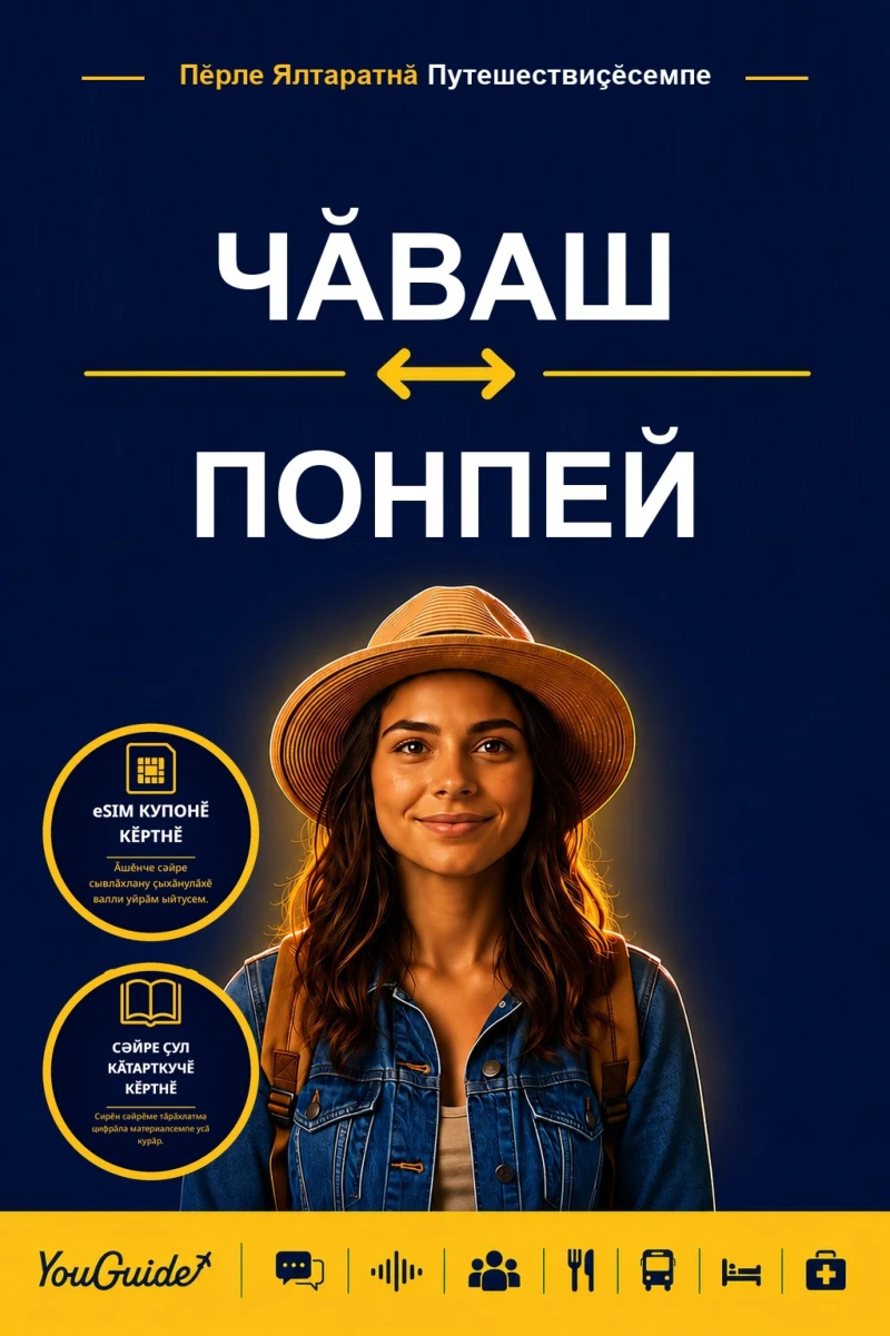 Portada: The Language Guide for Travelers - Chuvash to Pohnpeian