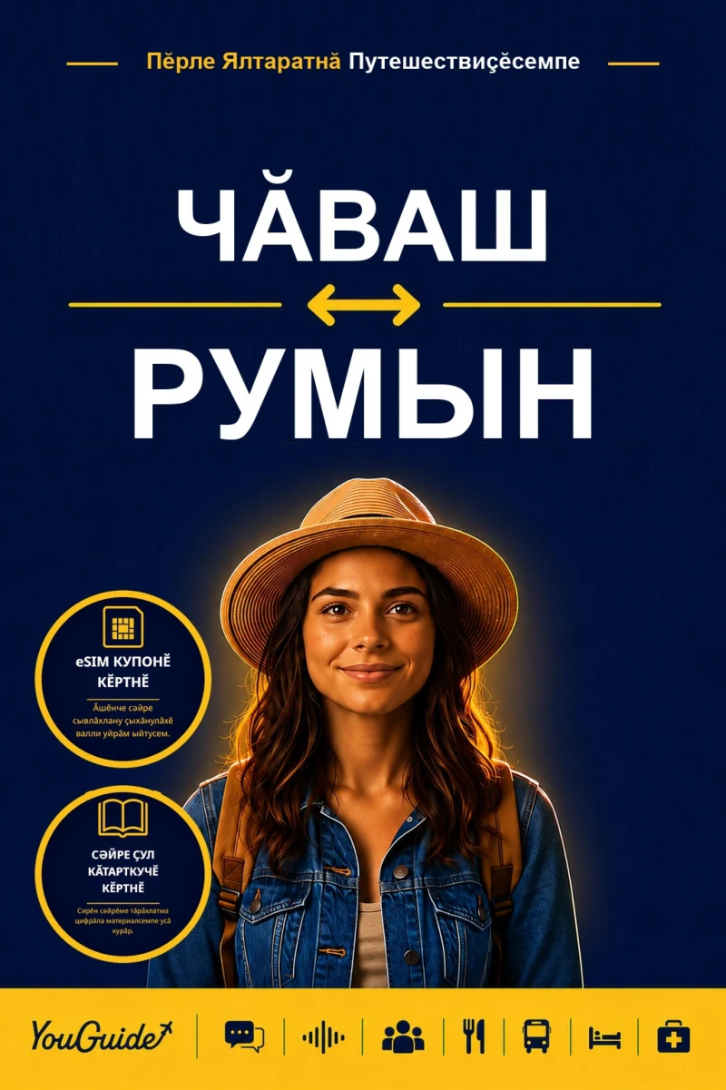 Portada: The Language Guide for Travelers - Chuvash to Romanian