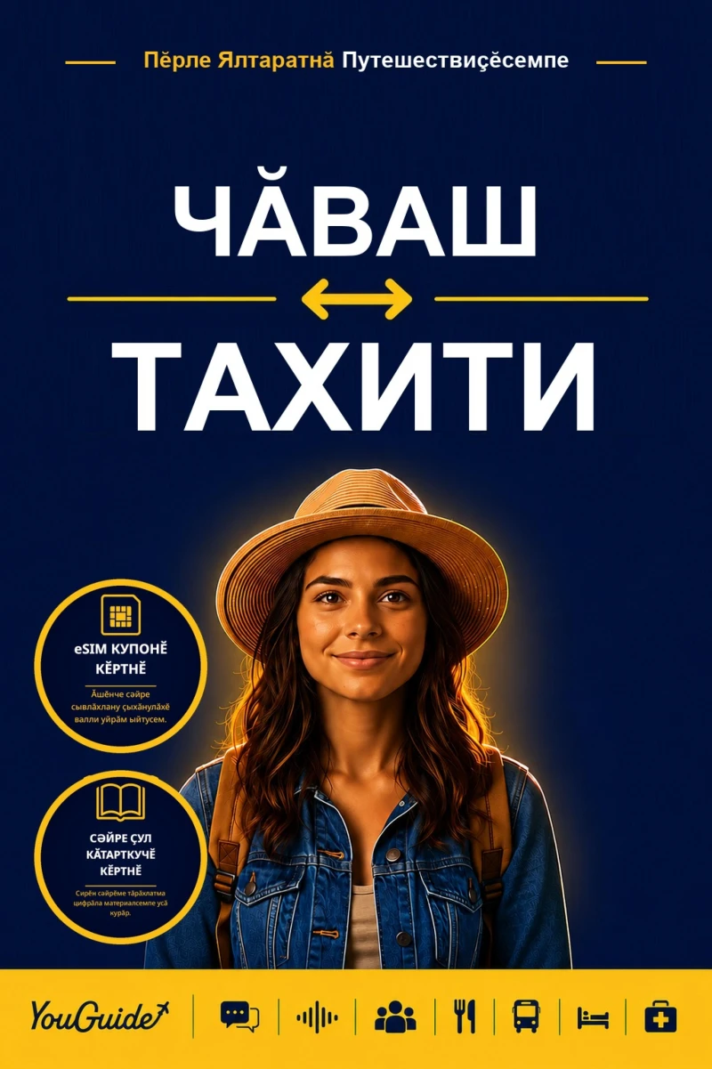 Portada: The Language Guide for Travelers - Chuvash to Tahitian