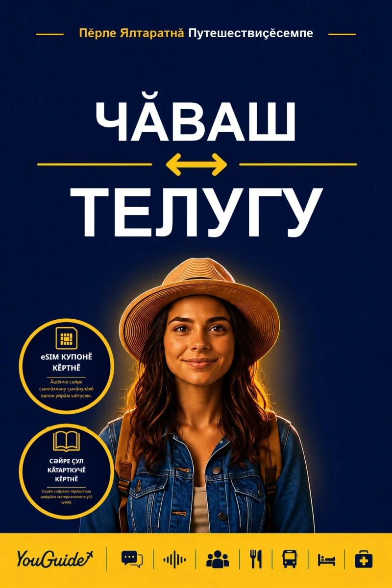 Portada: The Language Guide for Travelers - Chuvash to Telugu
