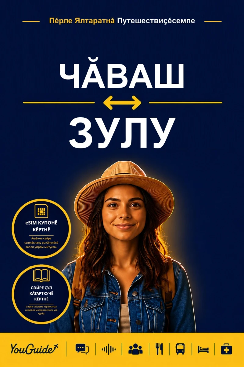 Portada: The Language Guide for Travelers - Chuvash to Zulu