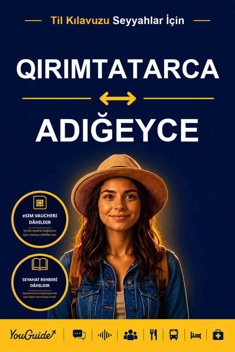 Portada: The Language Guide for Travelers - Crimean Tatar to Adyghe