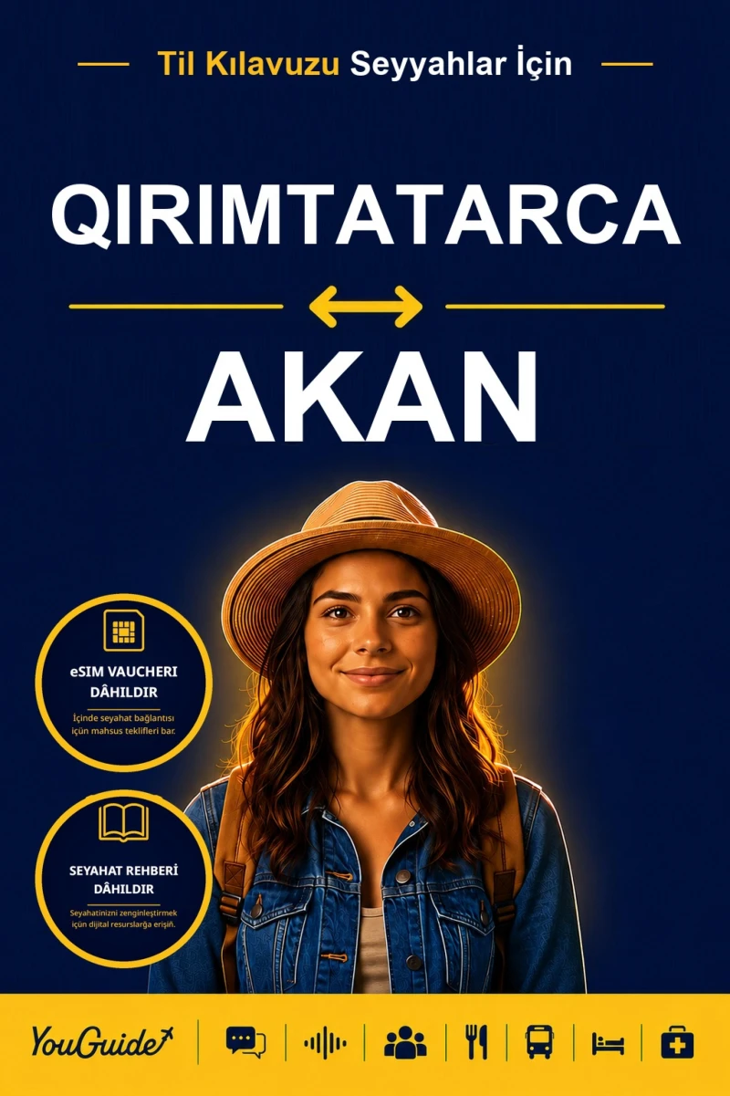 Portada: The Language Guide for Travelers - Crimean Tatar to Akan
