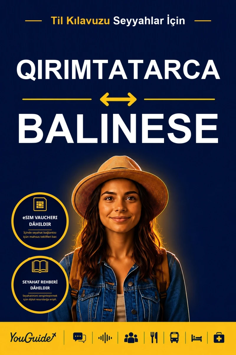 Portada: The Language Guide for Travelers - Crimean Tatar to Balinese