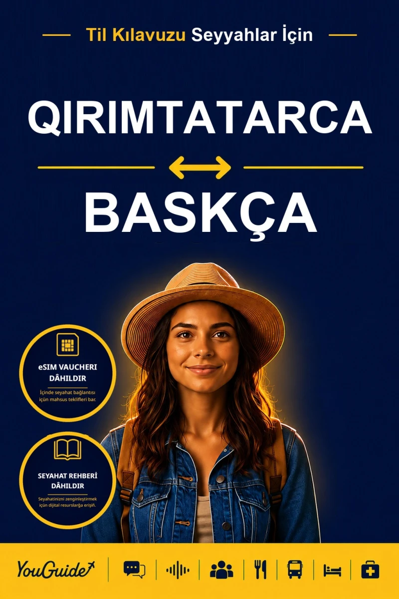 Portada: The Language Guide for Travelers - Crimean Tatar to Basque