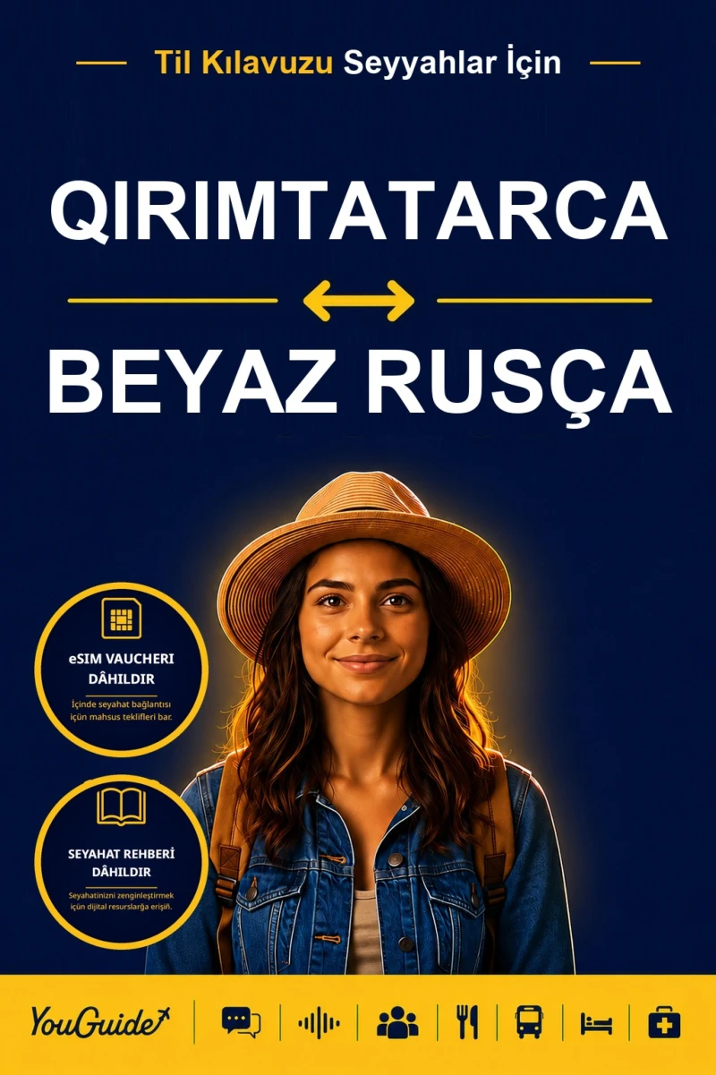 Portada: The Language Guide for Travelers - Crimean Tatar to Belarusian