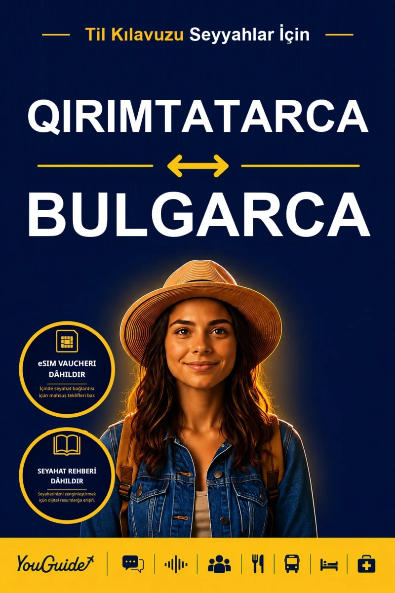 Portada: The Language Guide for Travelers - Crimean Tatar to Bulgarian