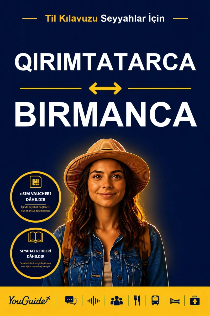 Portada: The Language Guide for Travelers - Crimean Tatar to Burmese