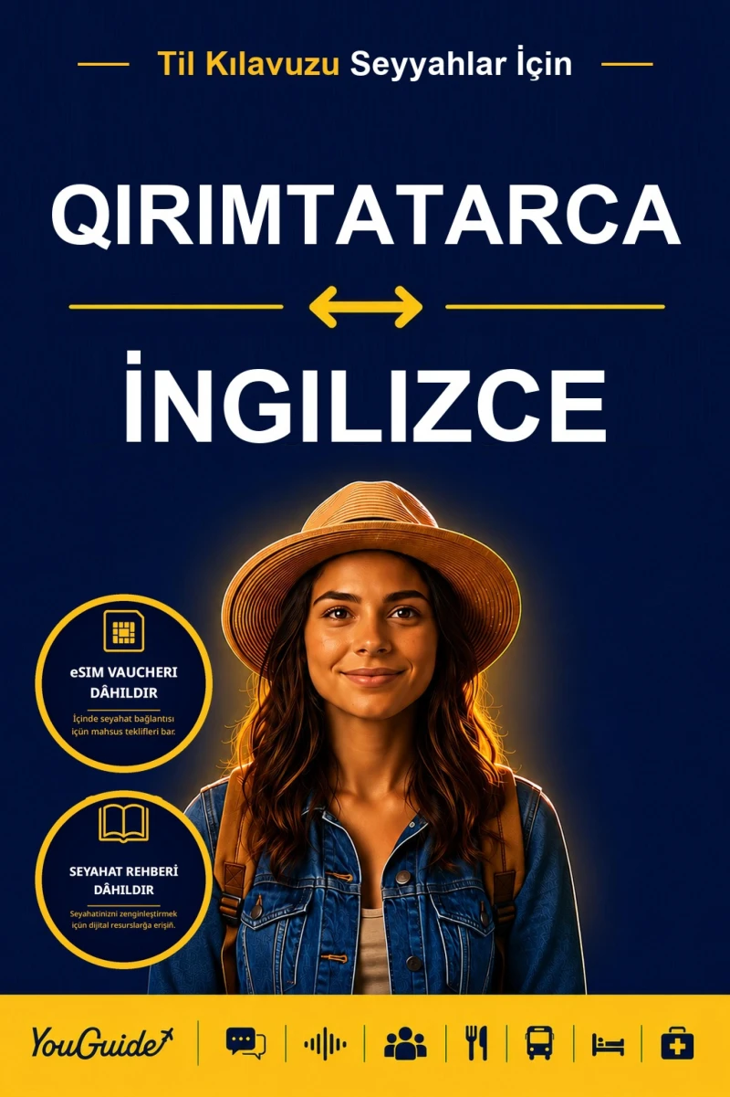 Portada: The Language Guide for Travelers - Crimean Tatar to English
