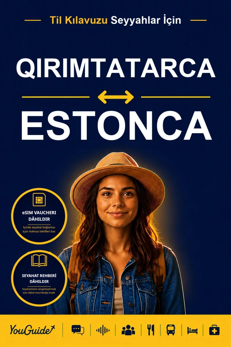 Portada: The Language Guide for Travelers - Crimean Tatar to Estonian