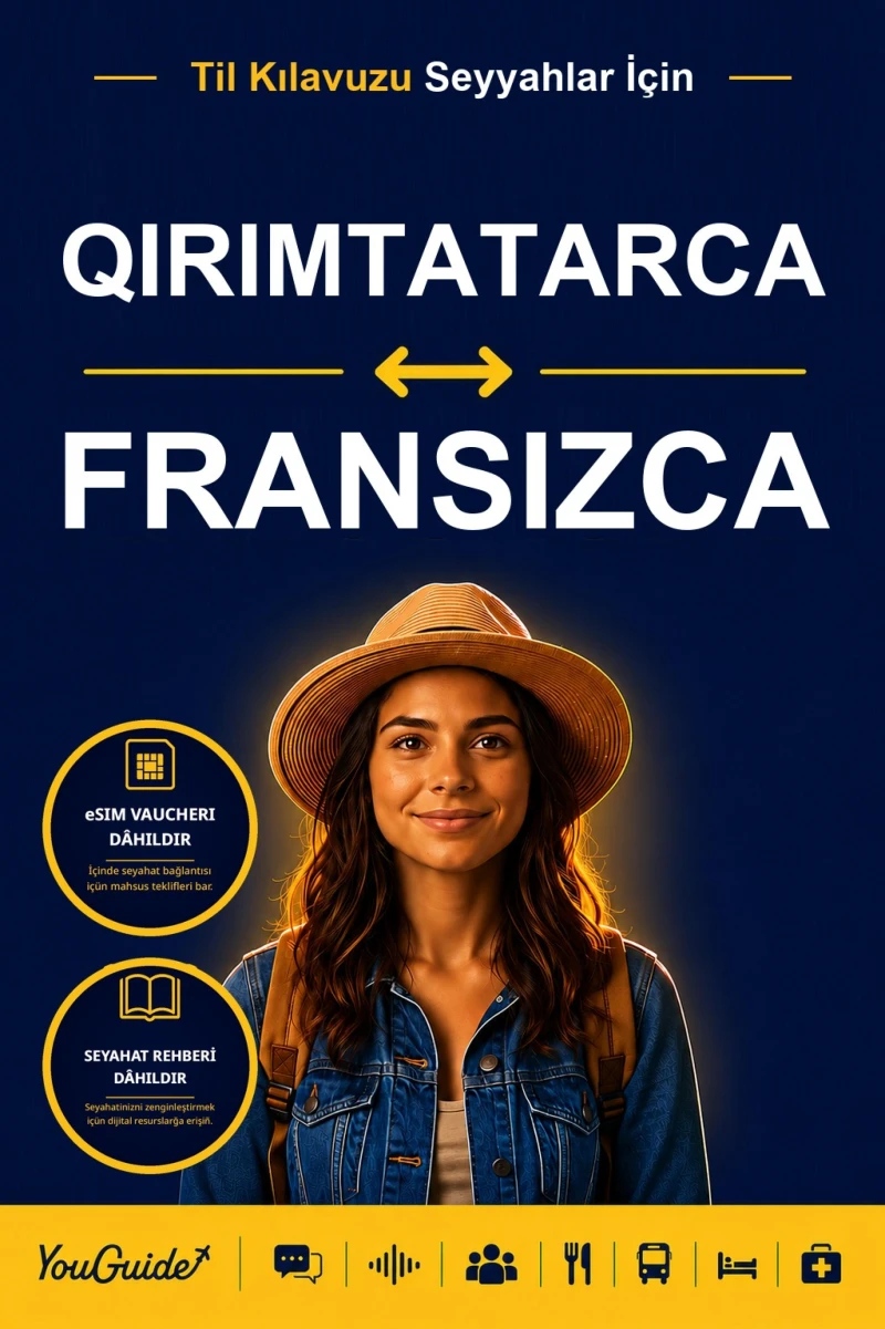 Portada: The Language Guide for Travelers - Crimean Tatar to French