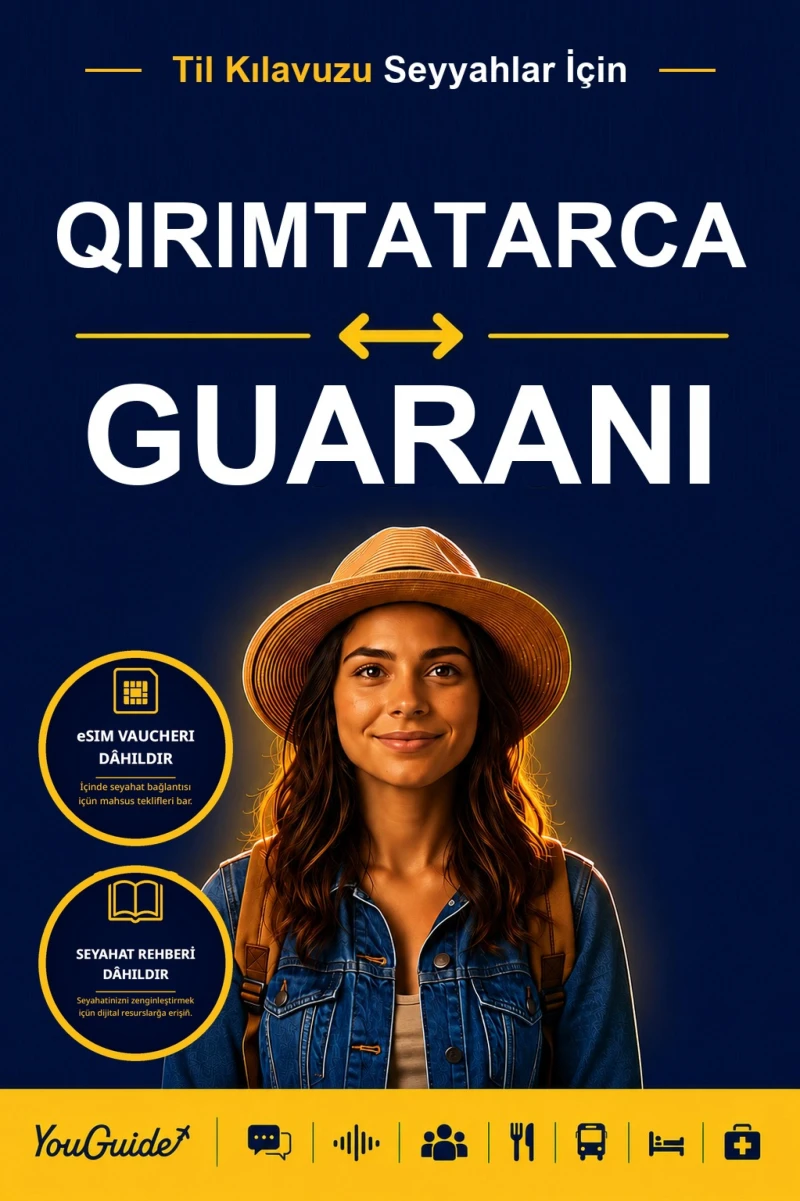 Portada: The Language Guide for Travelers - Crimean Tatar to Guarani
