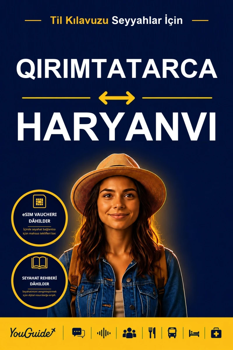 Portada: The Language Guide for Travelers - Crimean Tatar to Haryanvi