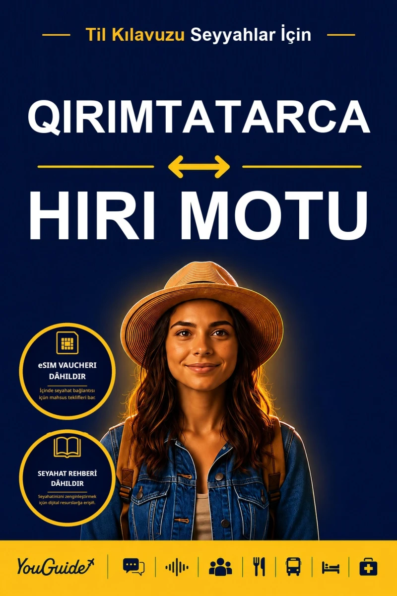 Portada: The Language Guide for Travelers - Crimean Tatar to Hiri Motu