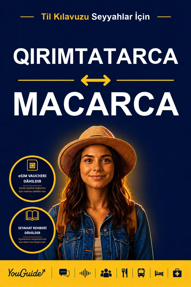 Portada: The Language Guide for Travelers - Crimean Tatar to Hungarian
