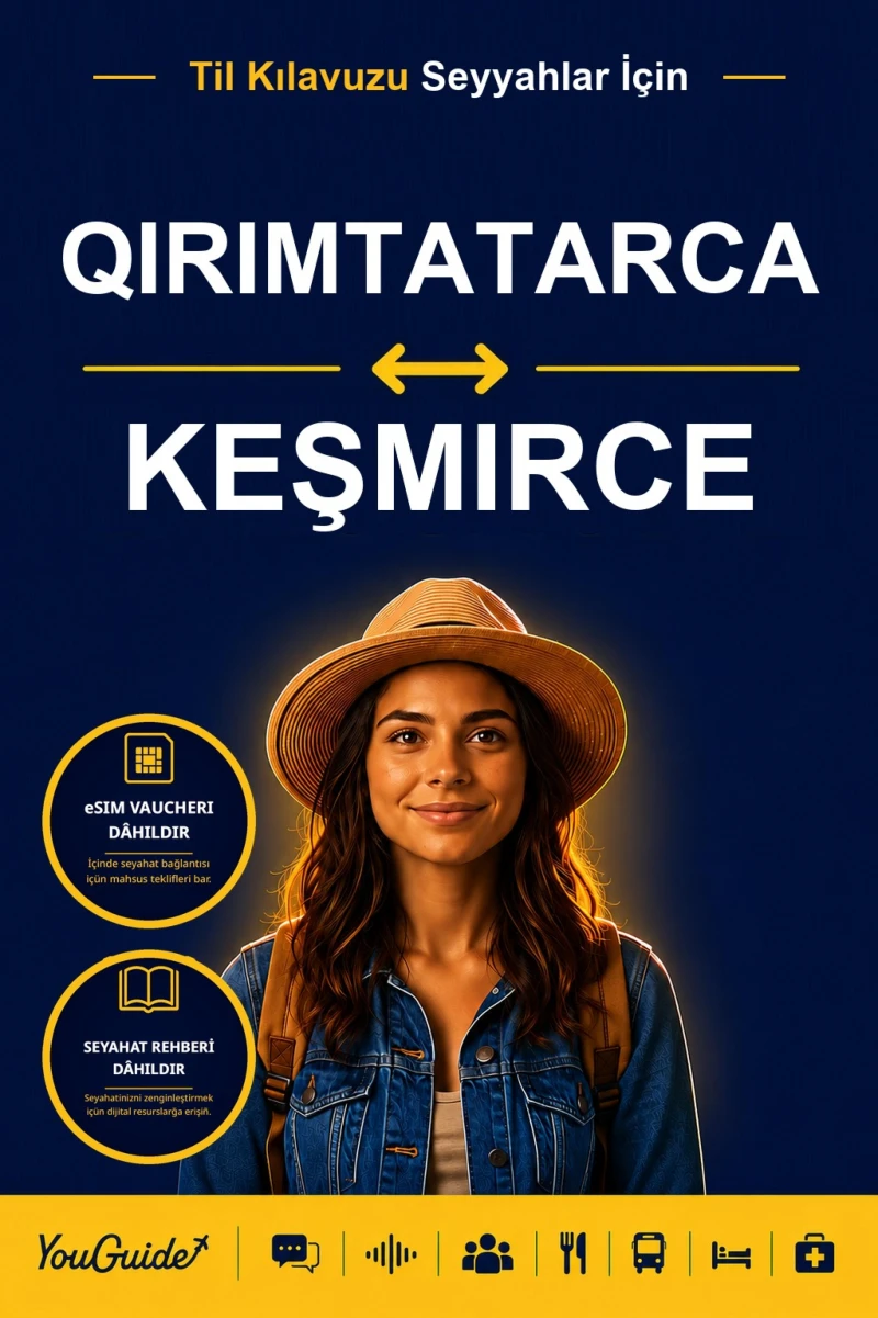 Portada: The Language Guide for Travelers - Crimean Tatar to Kashmiri
