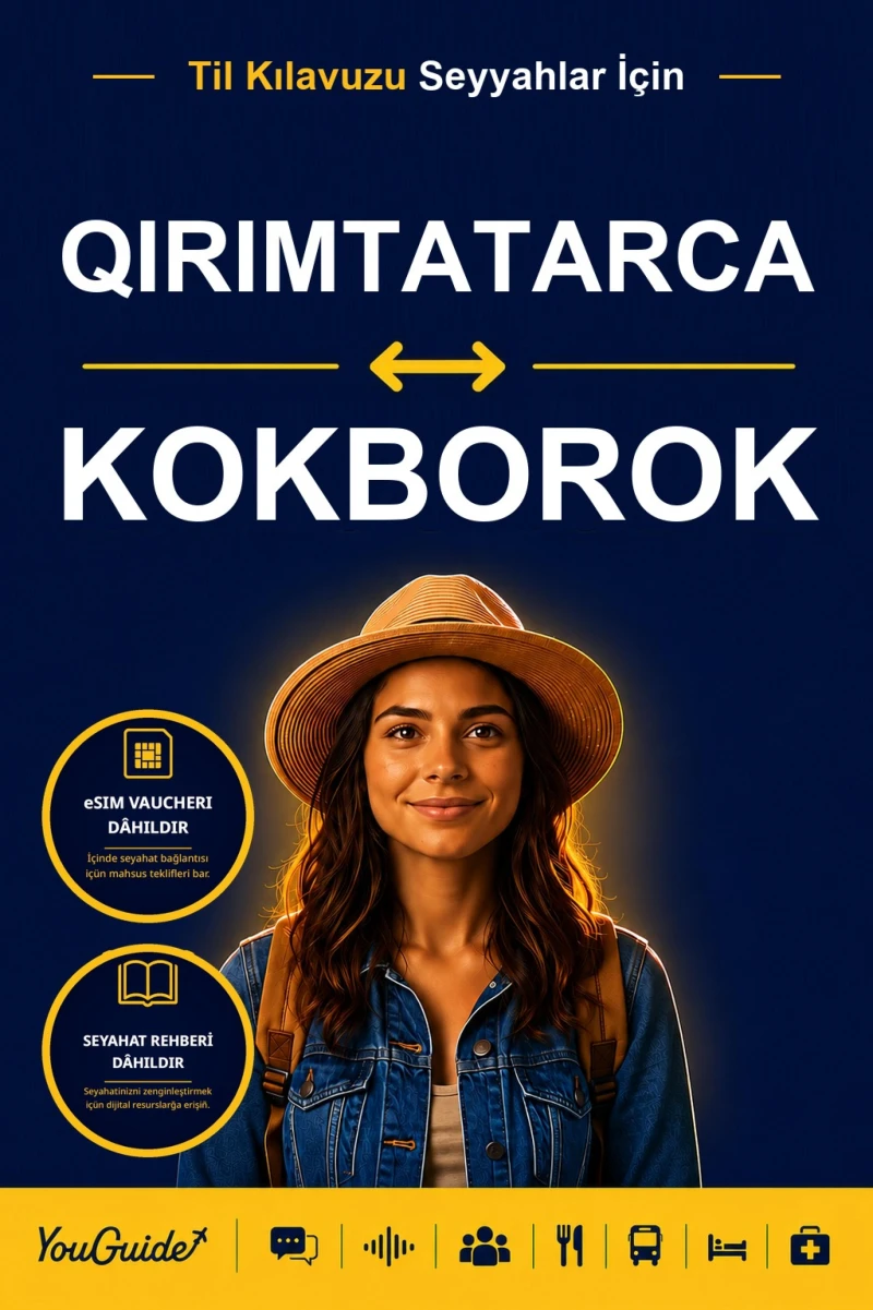 Portada: The Language Guide for Travelers - Crimean Tatar to Kokborok