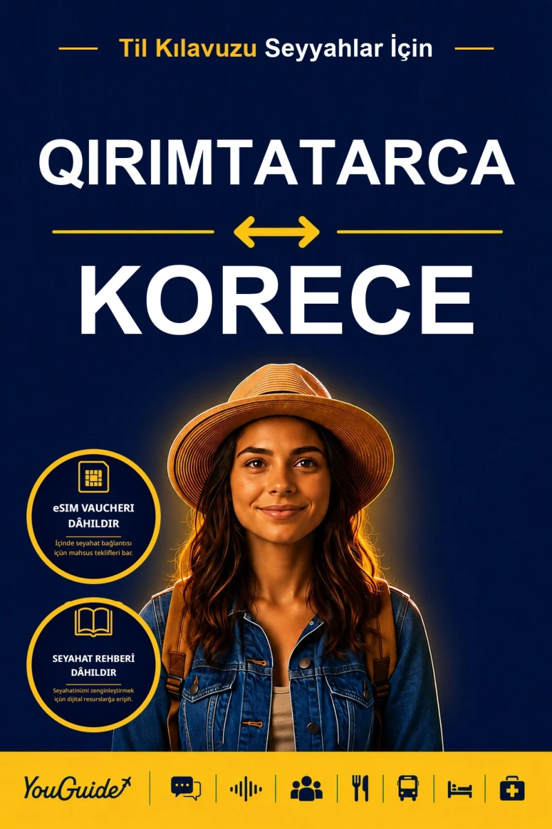 Portada: The Language Guide for Travelers - Crimean Tatar to Korean