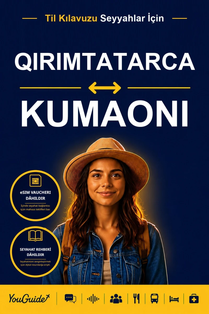 Portada: The Language Guide for Travelers - Crimean Tatar to Kumaoni